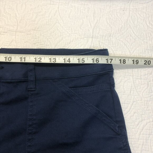 Khakis & Company Capri Pants Womens Navy Blue Size 8 Stretch - Picture 9 of 12